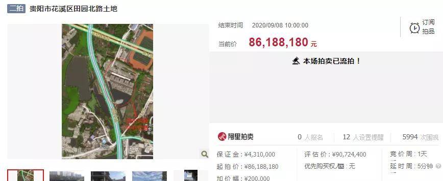 8600多万元底价流拍，贵阳一烂尾地块，何去何从？